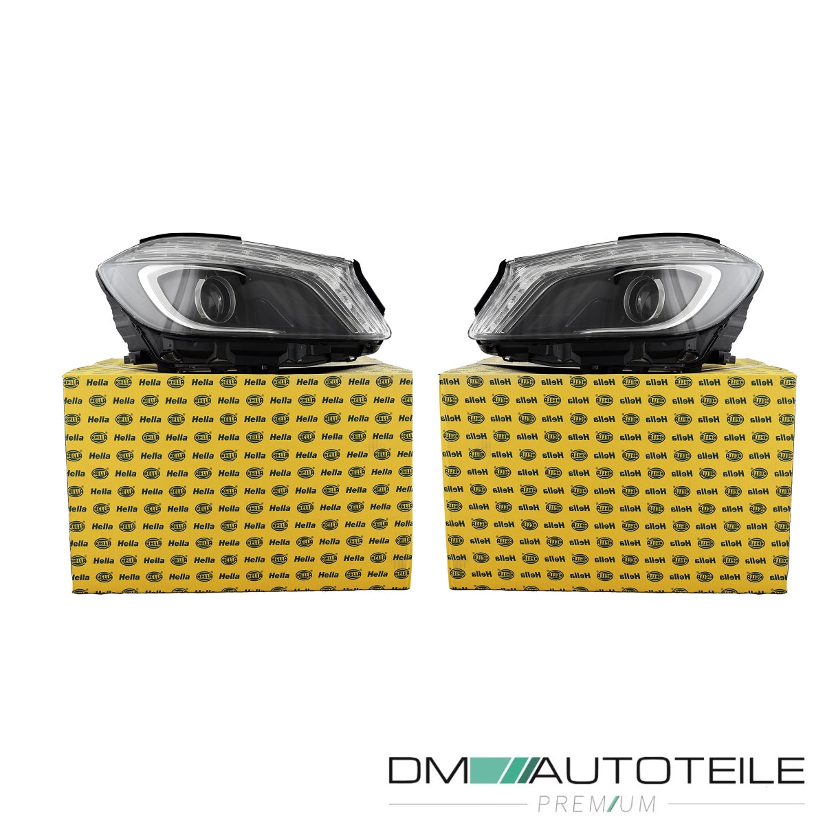 Bi-Xenon D3S Scheinwerfer + TFL Hella SET passt für Mercedes A W176 ab 12-15
