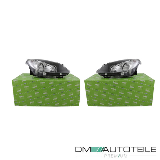 Valeo Scheinwerfer H7 schwarz SET passt für Opel Corsa D Kasten S07 ab 06-10