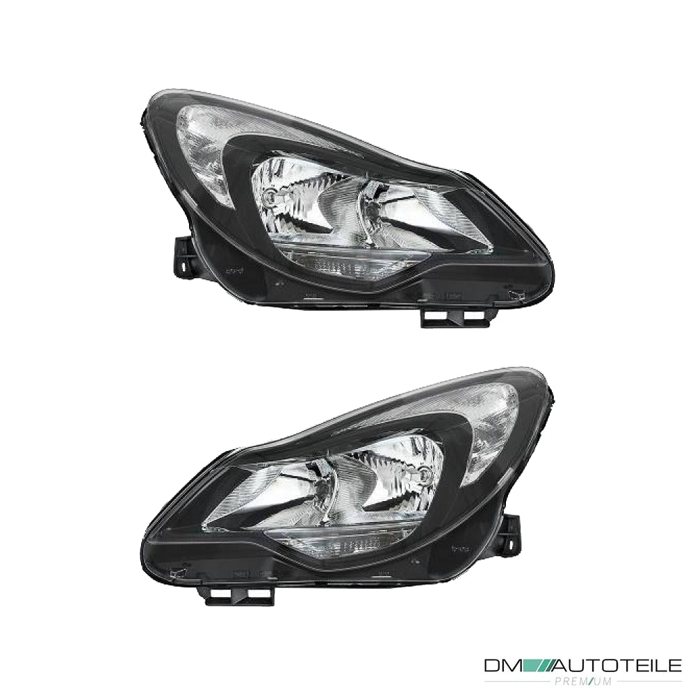 Valeo Scheinwerfer SET + Tagfahrlicht passt für Opel Corsa D Kasten ab 11-14