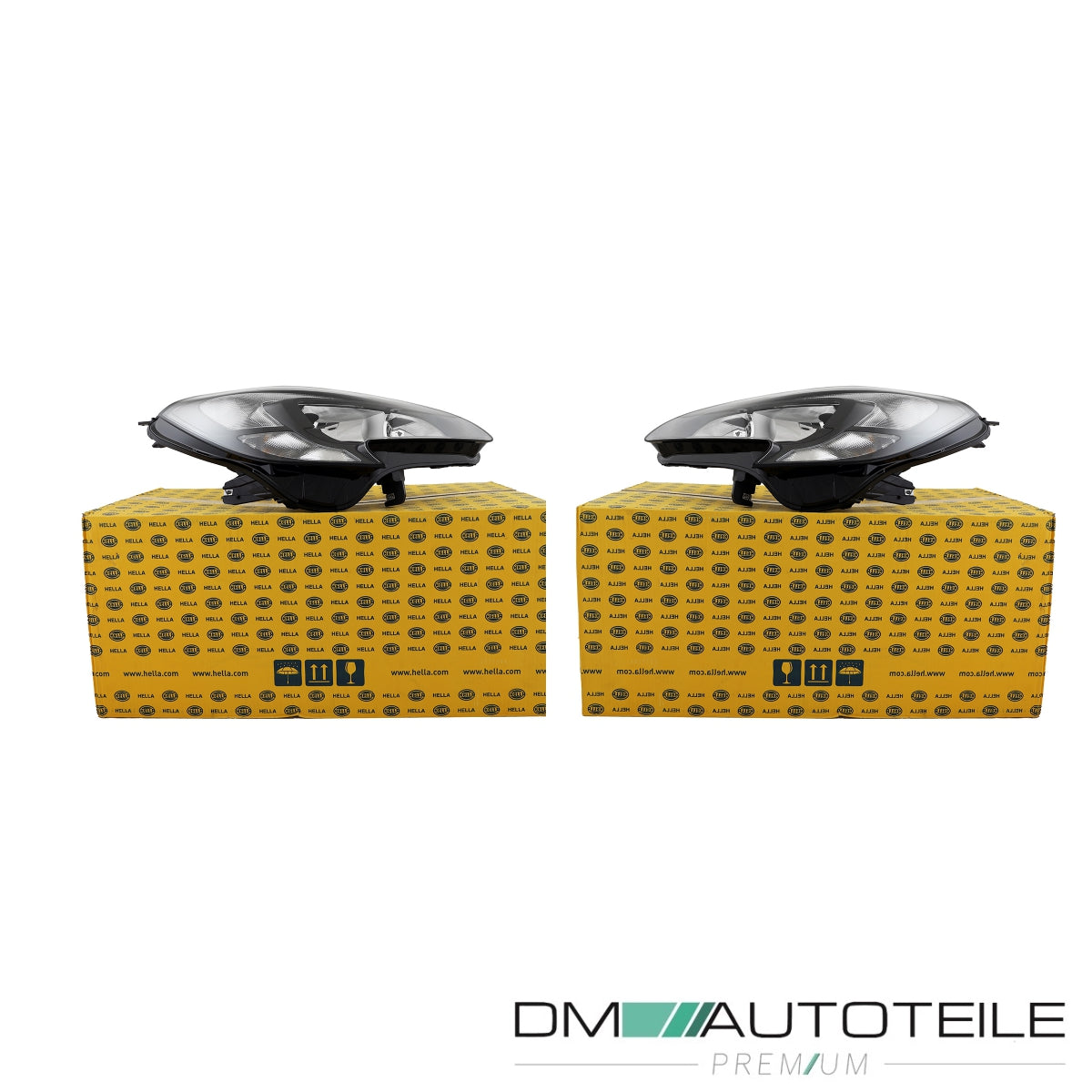 Hella H7/H7 Scheinwerfer Tagfahrlicht SET passt für Opel Corsa E X15 ab 14-19
