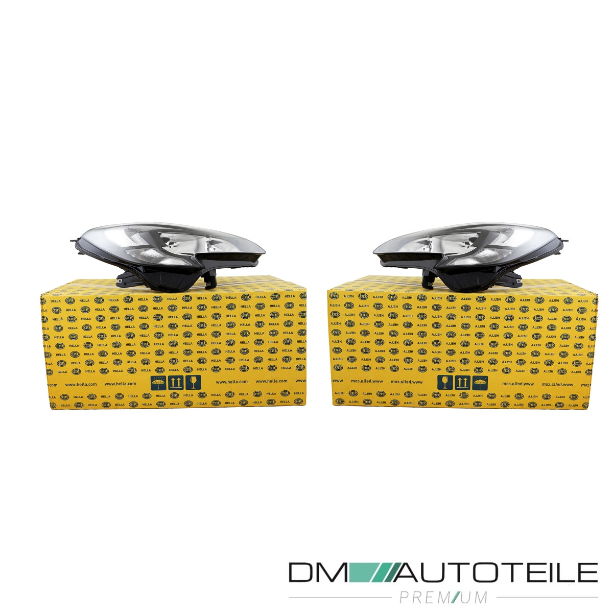 Hella Scheinwerfer + TGFL H7 SET passt für Opel Corsa E Kasten X15 ab 14-19