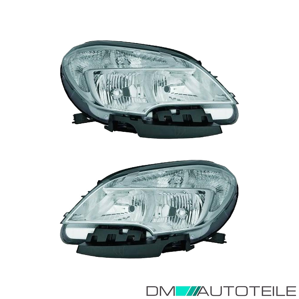 Scheinwerfer mit TGFL H7/HB3 SET passt für Opel Mokka ab Baujahr 2012-2016