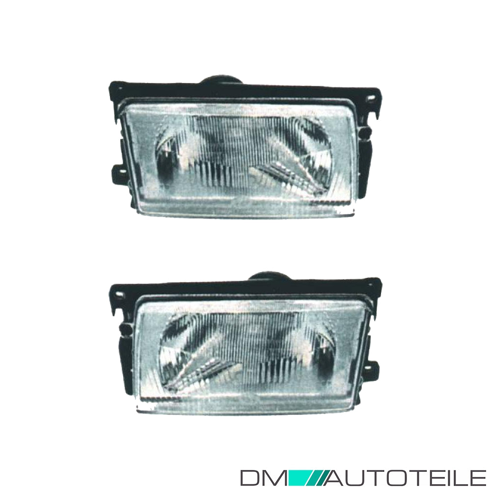 Scheinwerfer H4 Depo SET passt für VW Polo Coupe / Kasten (80/86CF) ab 90-94