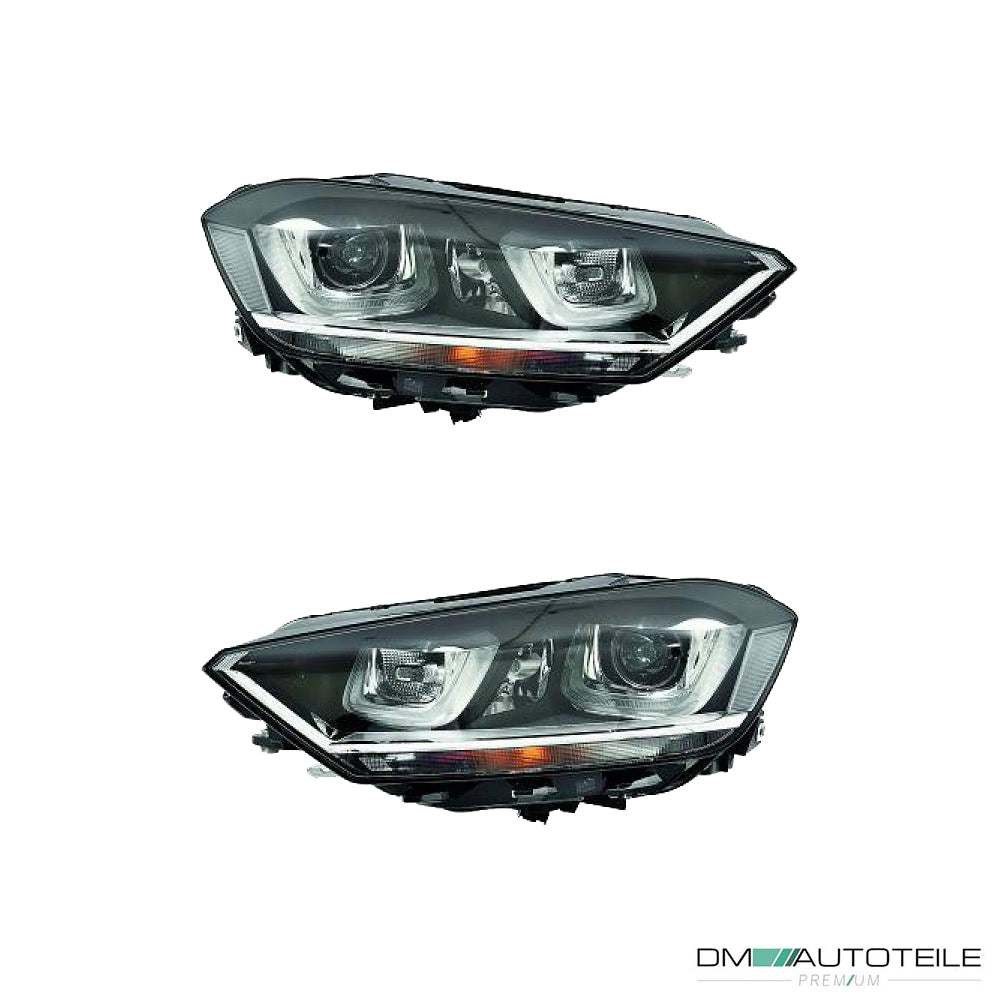 Bi-Xenon Scheinwerfer DYN FL Valeo SET passt für VW Golf Sportsvan ab 14-20