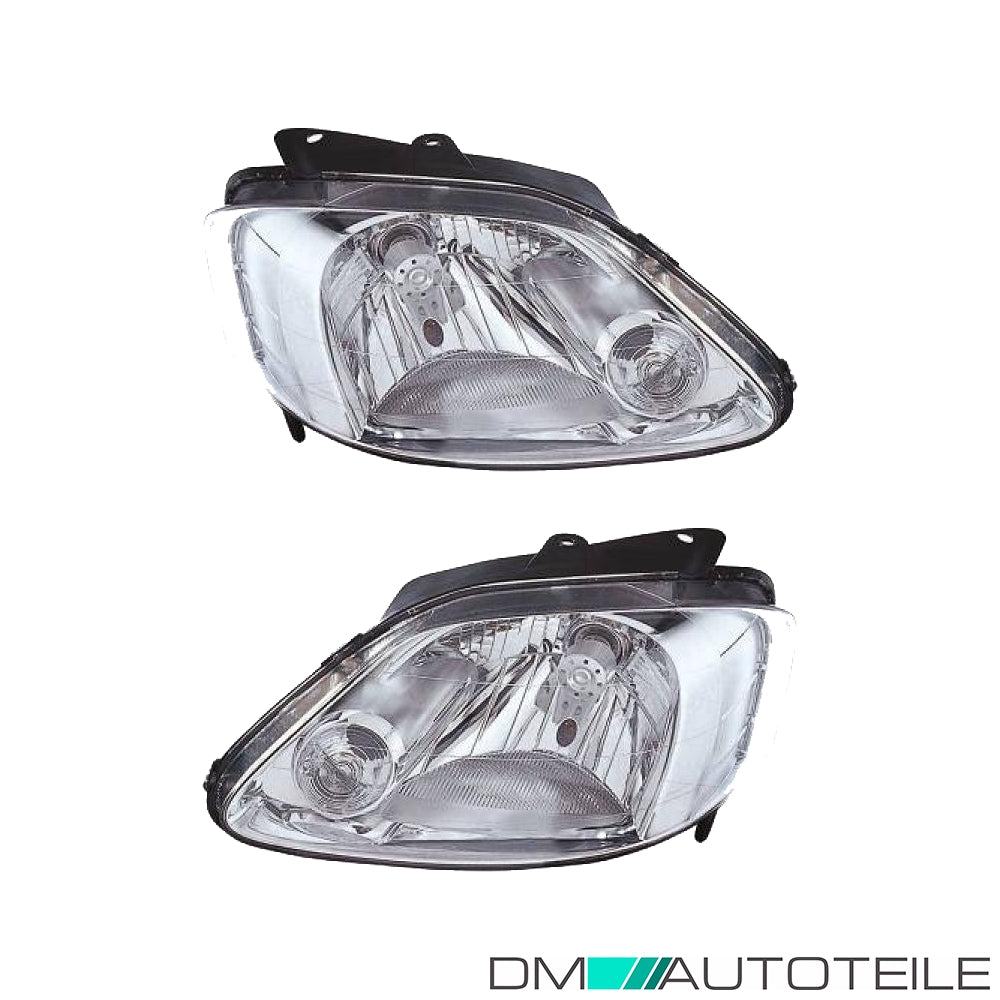 Scheinwerfer H4 Depo SET passt für VW Fox Schrägheck (5Z4) ab 2005-2011