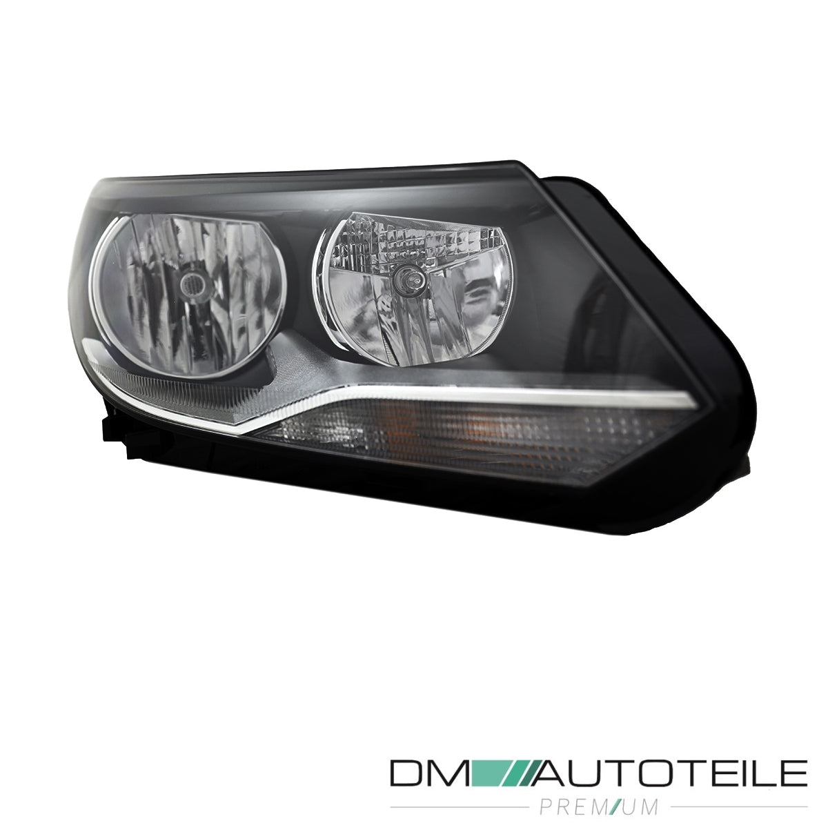 Hella H7 Scheinwerfer mit TGFL Halogen SET passt für VW Tiguan (5N_) ab 11-16