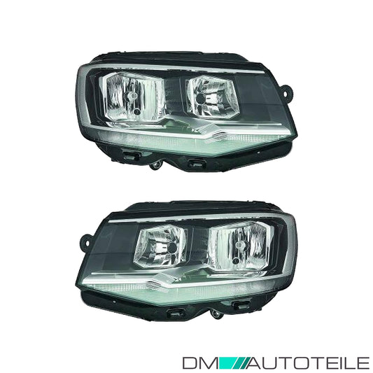 Scheinwerfer Depo H7/H7 SET passt für VW Transporter T6 ab Baujahr 2015-2019