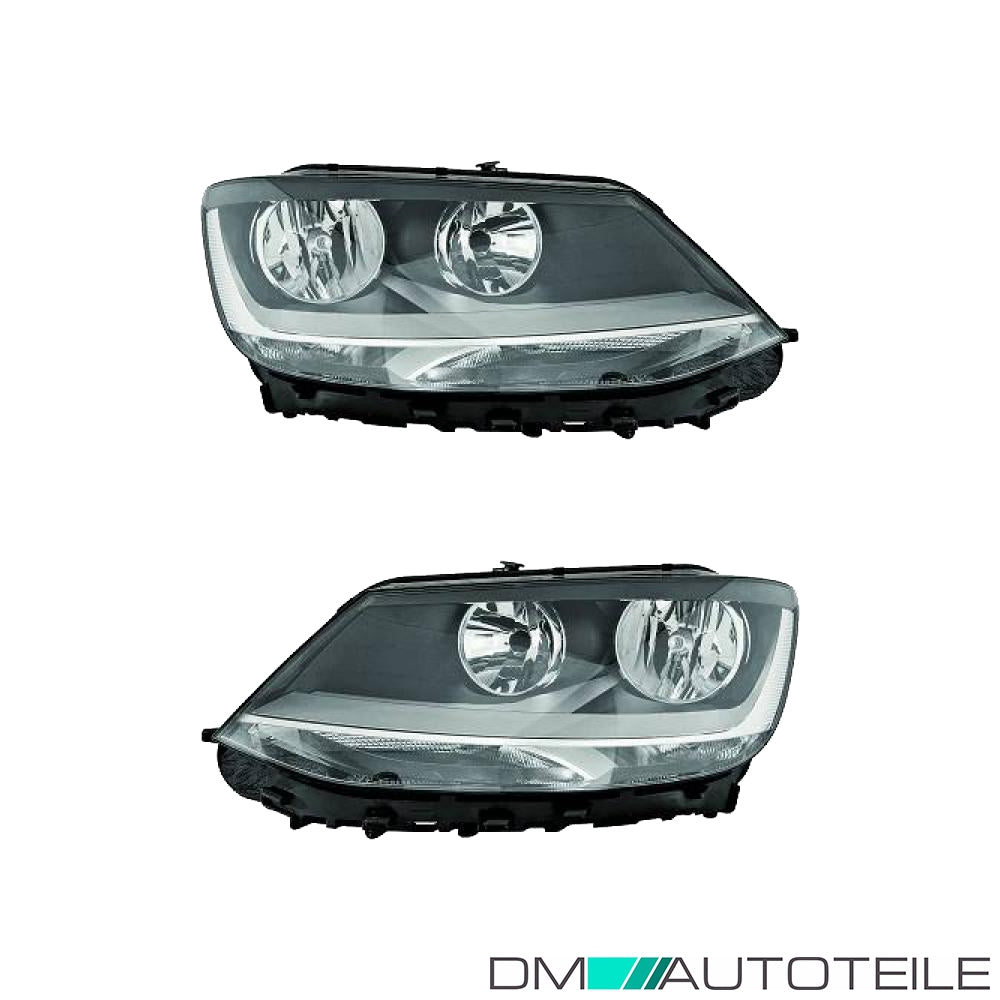Scheinwerfer H7/H7 mit Motor Depo SET passt für VW Sharan (7N2) ab 2010