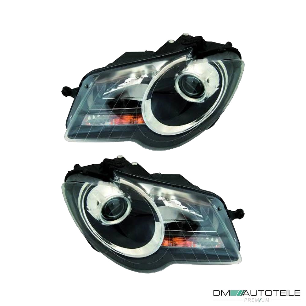 Bosch Scheinwerfer H7/H7 schwarz SET passt für VW Touran (1T2) ab 06-10