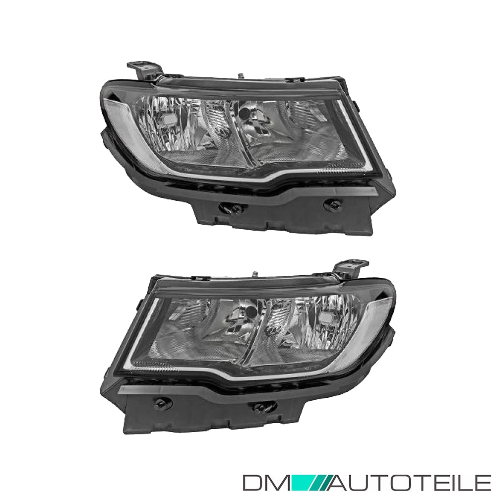 Scheinwerfer Depo H11/HB3 SET passt für Jeep Compass (M6) ab Baujahr 16-20