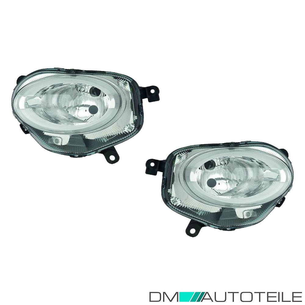 Scheinwerfer Depo H7 Fernlicht LED SET passt für Fiat 500 C ab Baujahr 2016