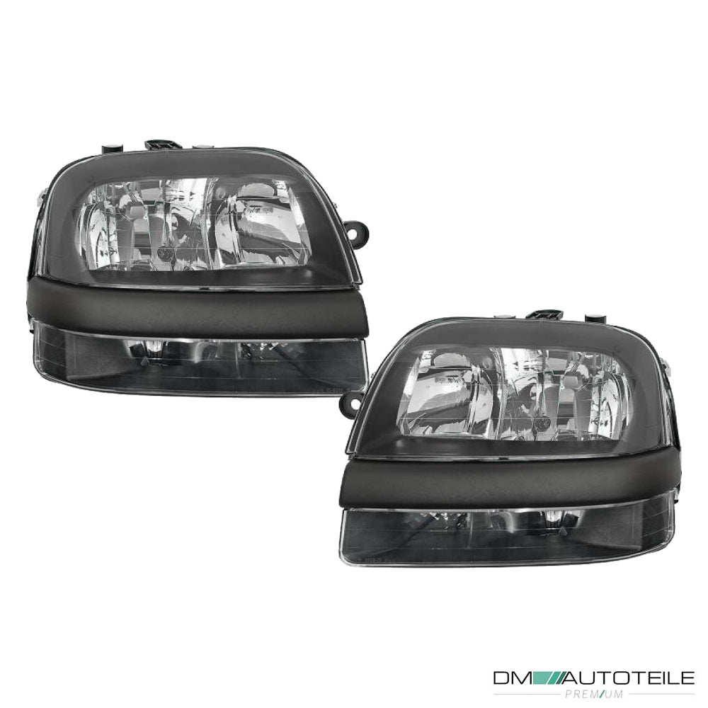 Bosch Scheinwerfer H1/H7 mit NL-Lampe SET passt für Fiat Doblo (223) ab 01-05