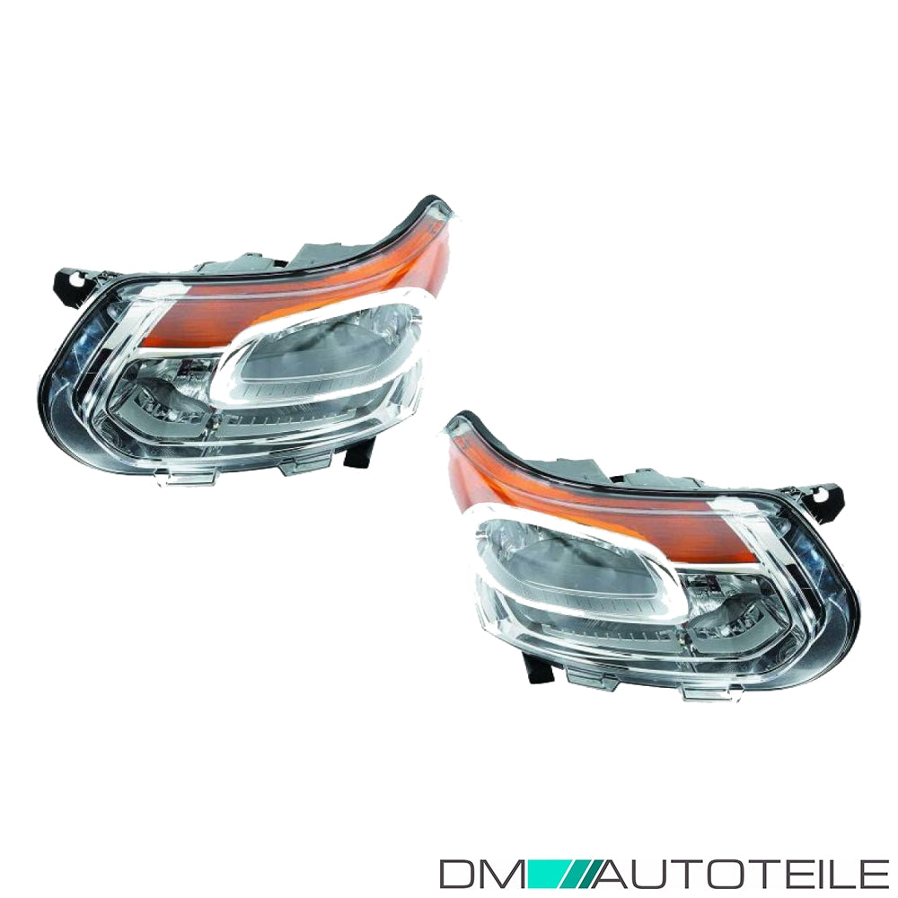 Scheinwerfer Depo mit Motor H7/H1 SET passt für Citroen C3 (SC) II ab 09-14