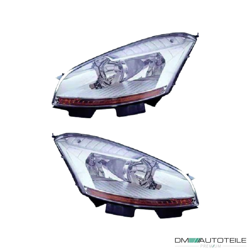 Hella Scheinwerfer H7 SET passt für Citroen C4 Picasso I (UD/UA) ab 06-10