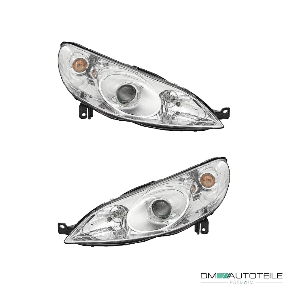 Original Bosch/AL D2S/H7 OE Scheinwerfer SET +Brenner passt für Peugeot 407