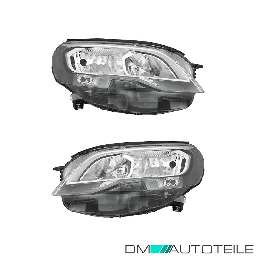 Scheinwerfer SET H7/H1 passt für Peugeot Expert Bus Traveller Pritsche ab 16