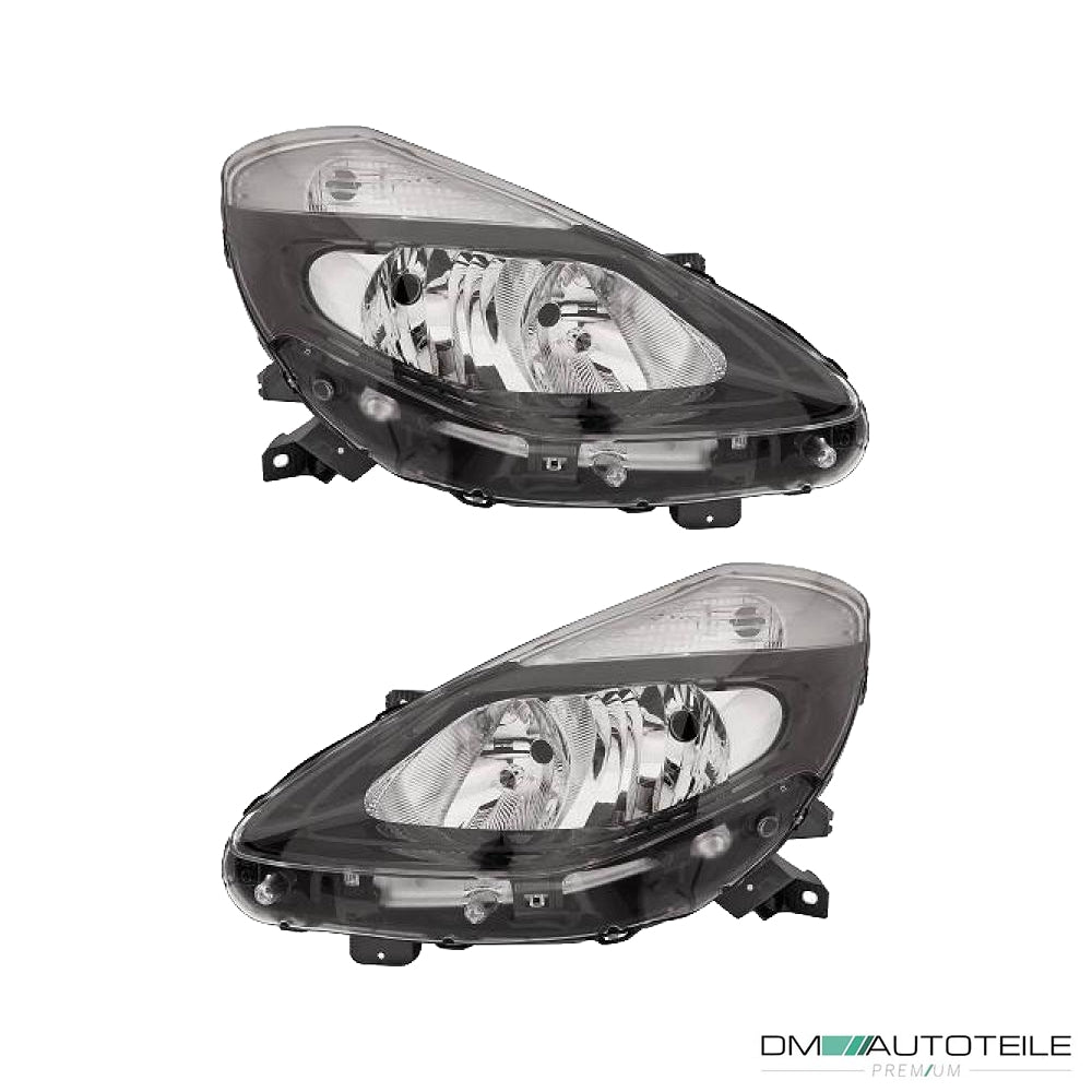 OE Valeo Scheinwerfer SET schwarz H7 für Renault Clio III Grandtour 09-14
