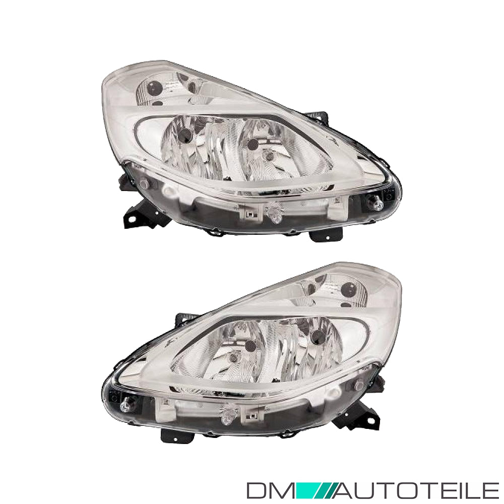 Scheinwerfer SET chrom H7/H7 passt für Renault Clio III +Grandtour bj 09-14