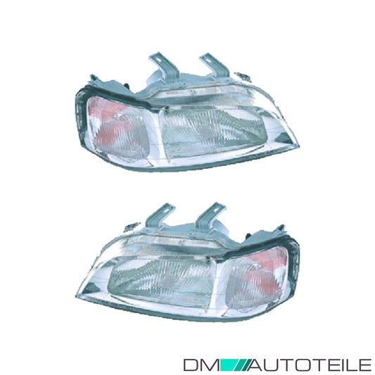 Scheinwerfer Depo chrom SET passt für Honda Civic VI Fastback MA/MB ab 95-99