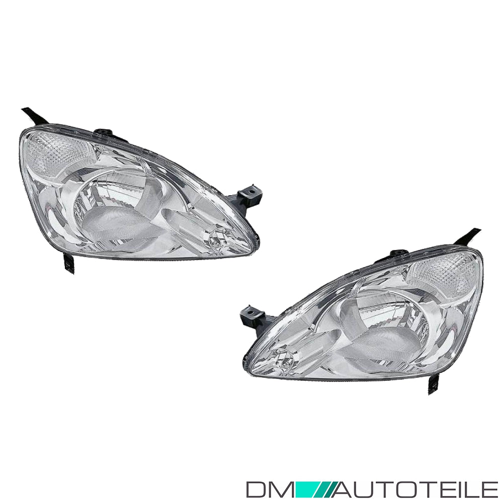 Scheinwerfer H4 Depo Blinker / weiß SET passt für Honda CR-V II (RD) ab 01-04