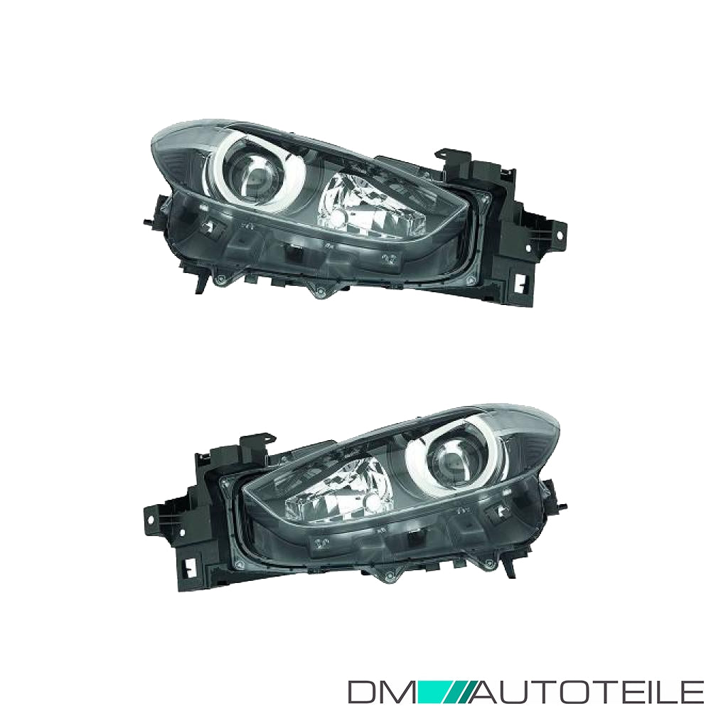 Scheinwerfer Depo H11/H15 SET passt für Mazda 3 Stufenheck (BM) ab 17-19
