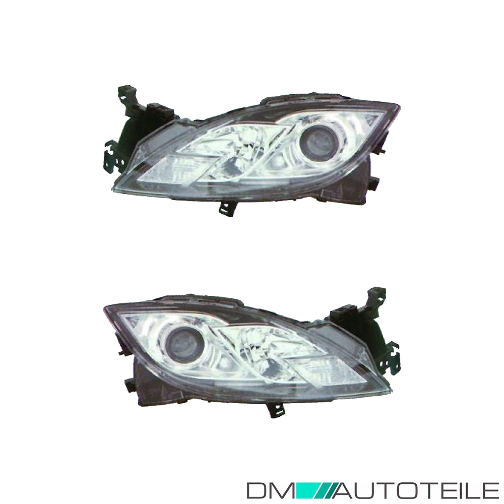 Scheinwerfer H11/H9 Depo SET passt für Mazda 6 Sport (GH) Kombi ab 2010-2012