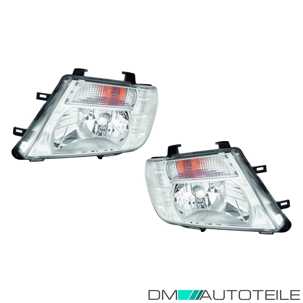 Scheinwerfer H4 Depo SET passt für Nissan Navara/Pathfinder III D40 ab 11-16