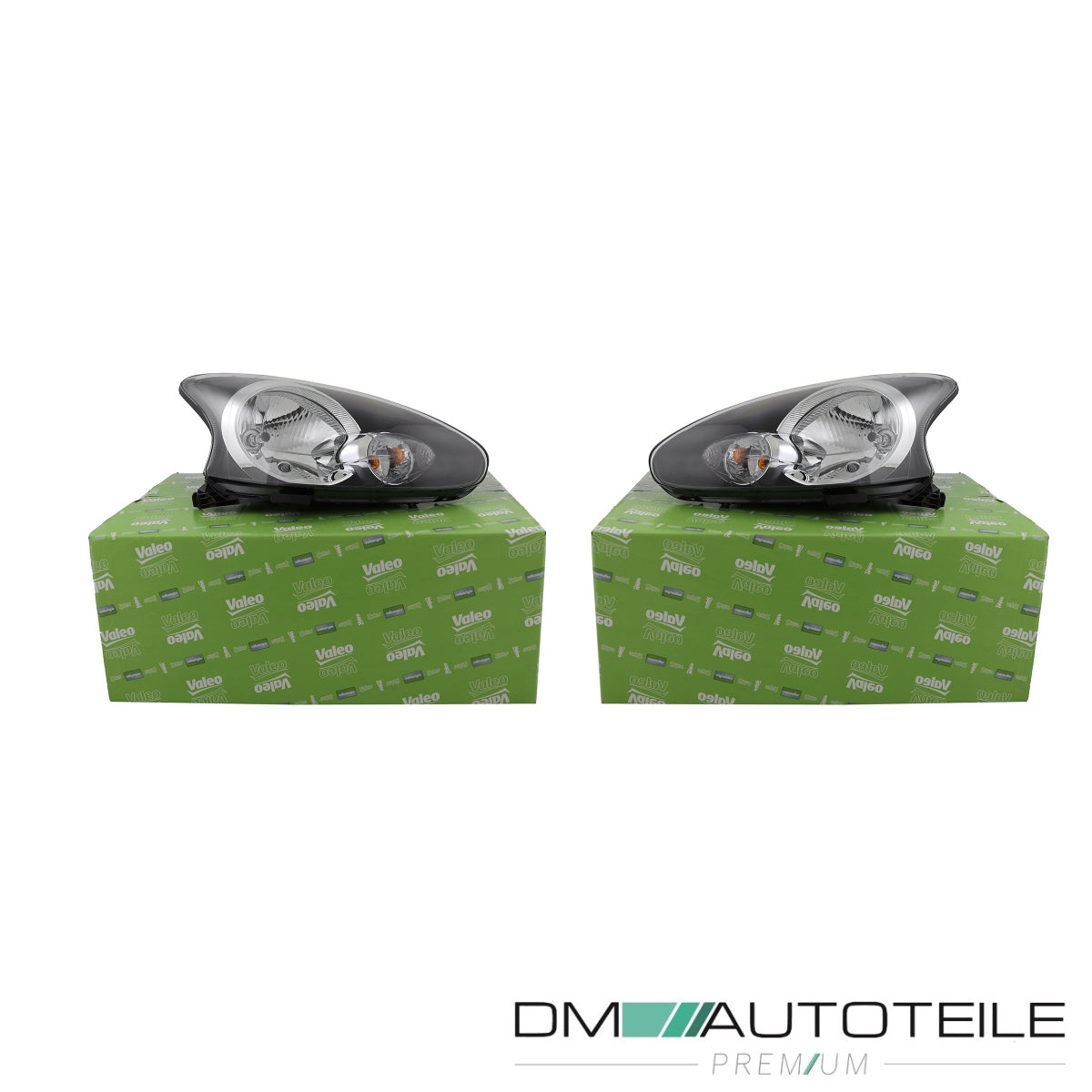 Valeo Scheinwerfer Depo transparent H4 SET passt für Toyota Aygo KGB ab 05-14