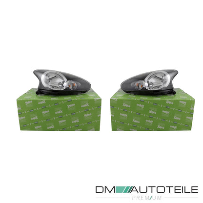 Valeo Scheinwerfer Depo transparent H4 SET passt für Toyota Aygo KGB ab 05-14