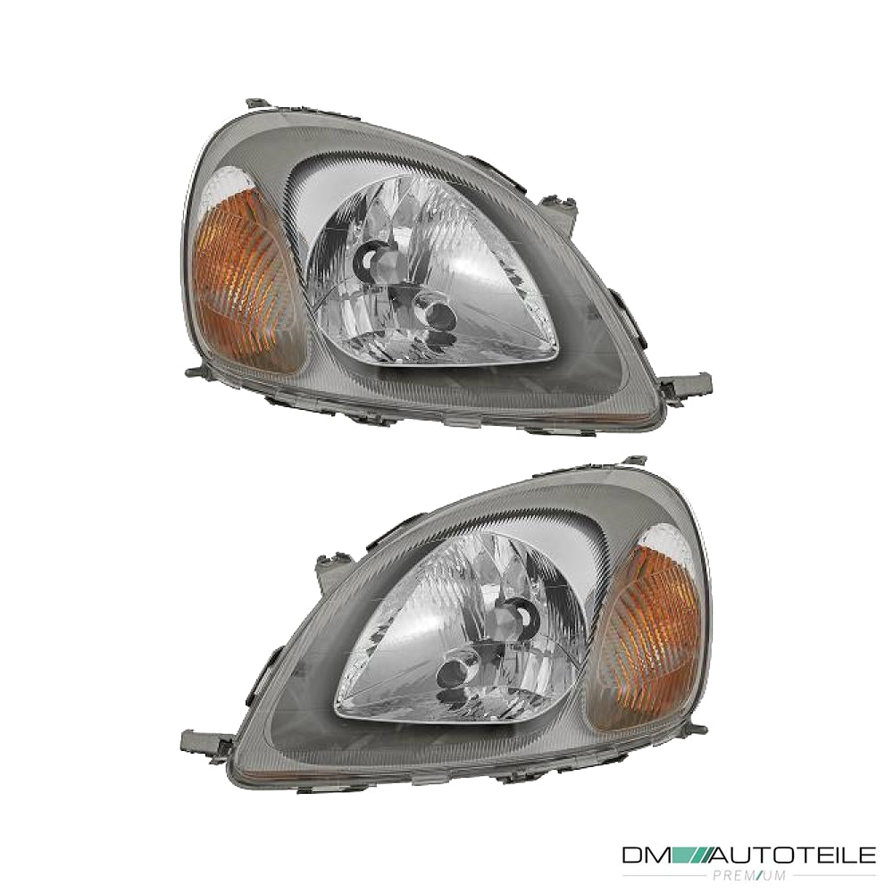 Valeo Halogen Scheinwerfer SET passt für Toyota Yaris (P1) ab 1999-2005