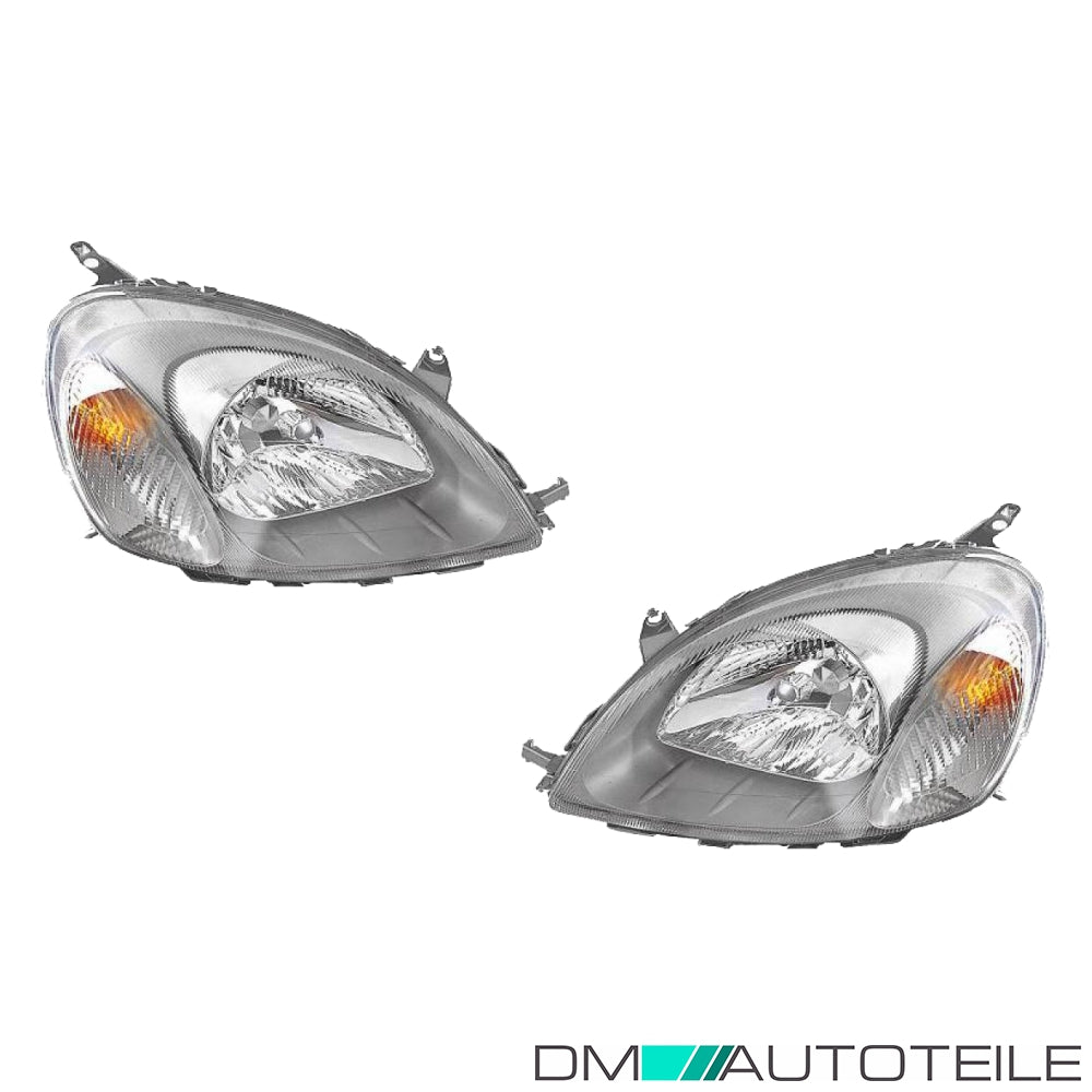 Scheinwerfer Depo SET passt für Toyota Yaris (P1) ab Baujahr 1999-2003