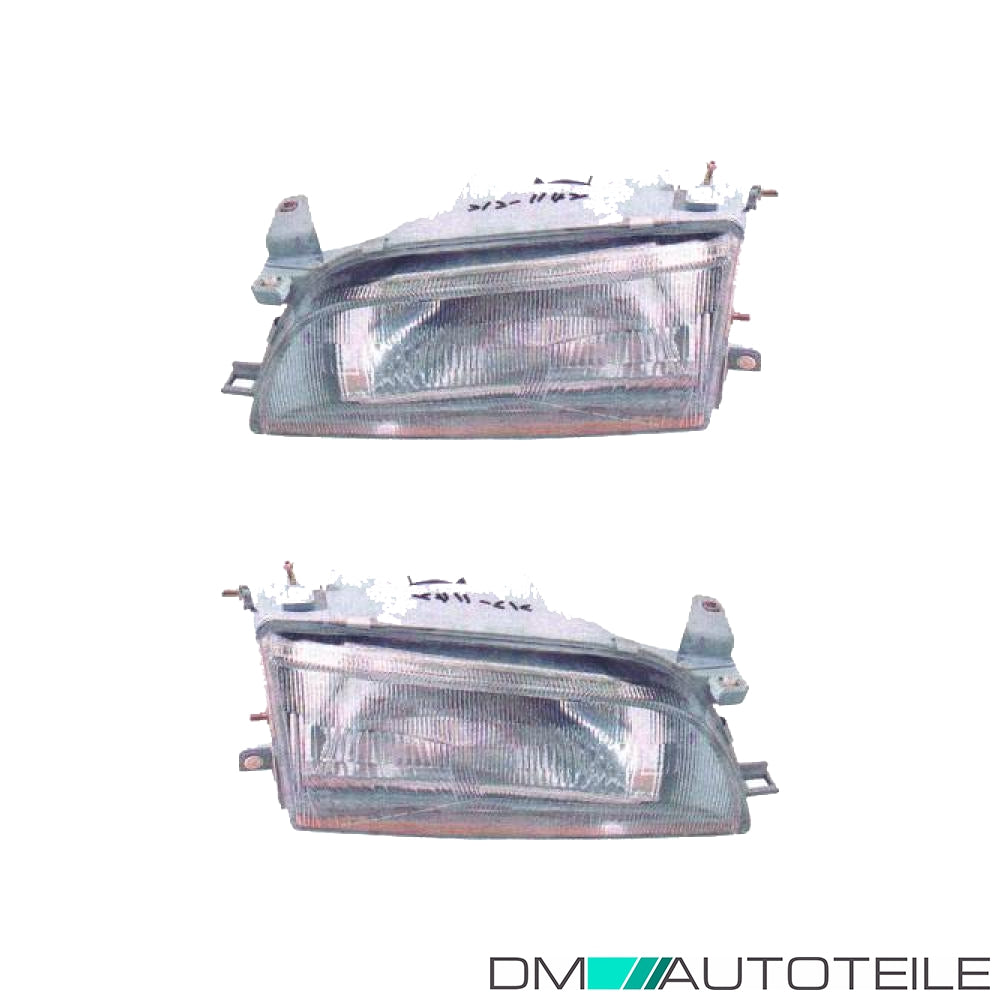 Scheinwerfer Depo H4 mit Motor SET passt für Toyota Corolla (E10) ab 92-97