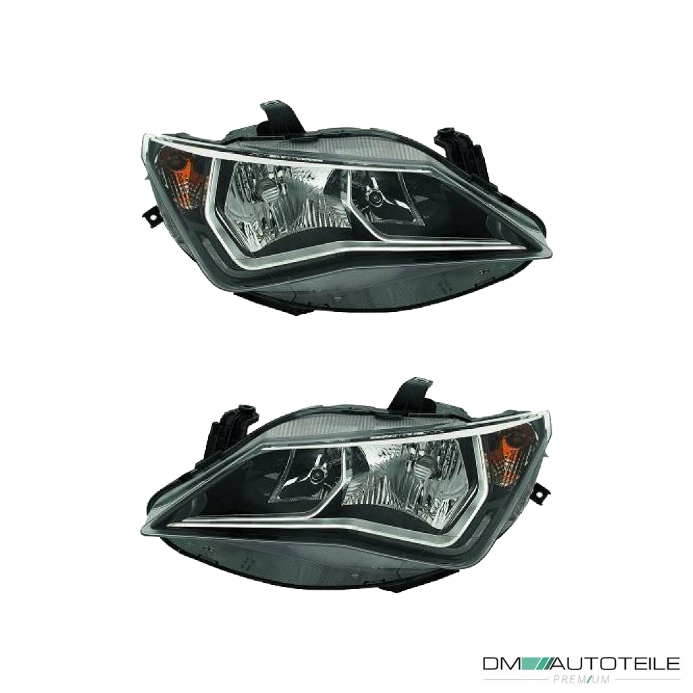 Scheinwerfer Depo H7/LED TGFL SET passt für Seat Ibiza IV (6J5/8/1) ab 15-17
