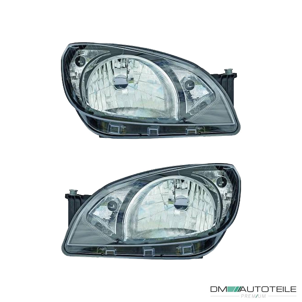 Hella mit Tagfahrlicht H4 Scheinwerfer Motor SET passt für Skoda Citigo 11-17