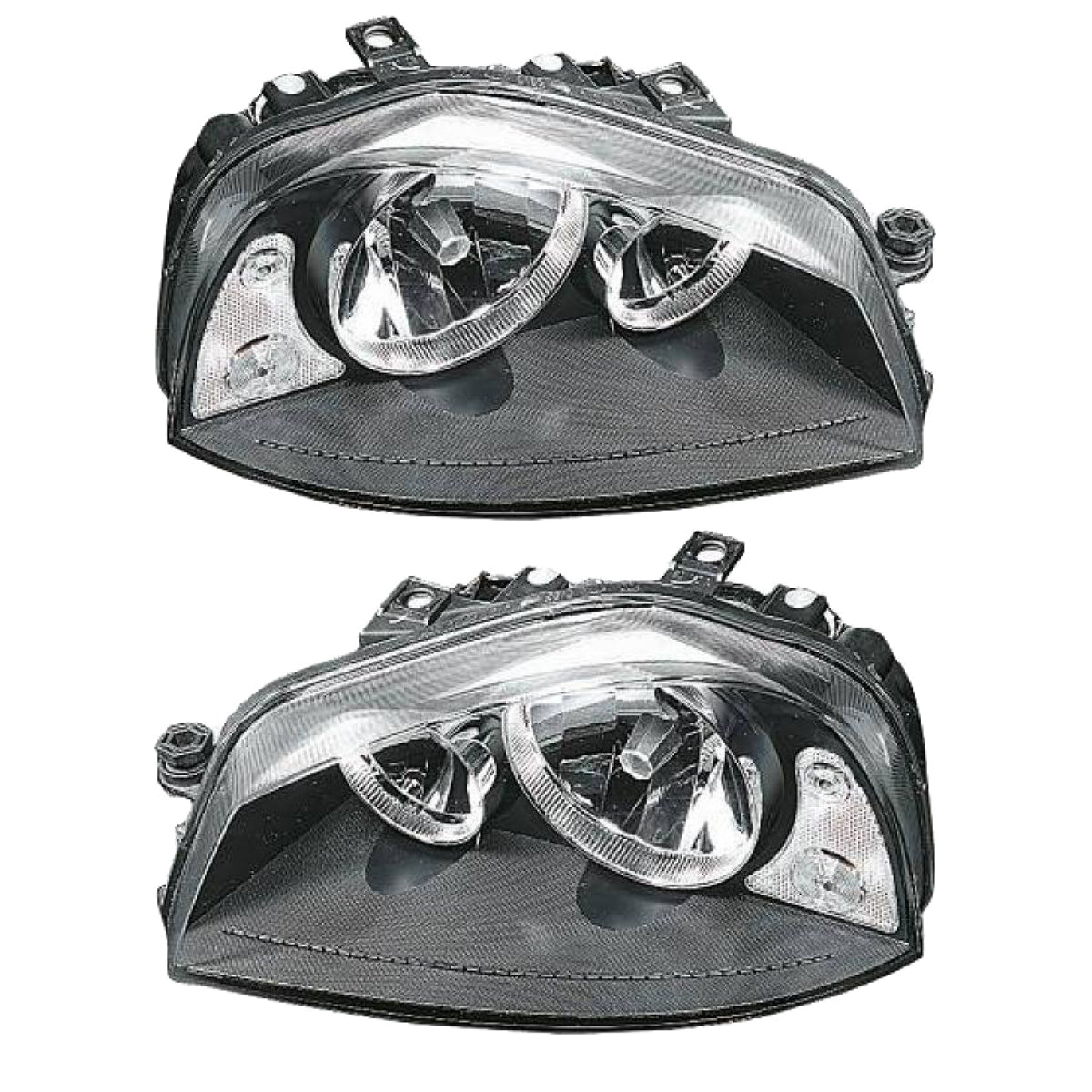 Hauptscheinwerfer SET H3 H7 mit Blinklicht passt für Seat Arosa 00-04