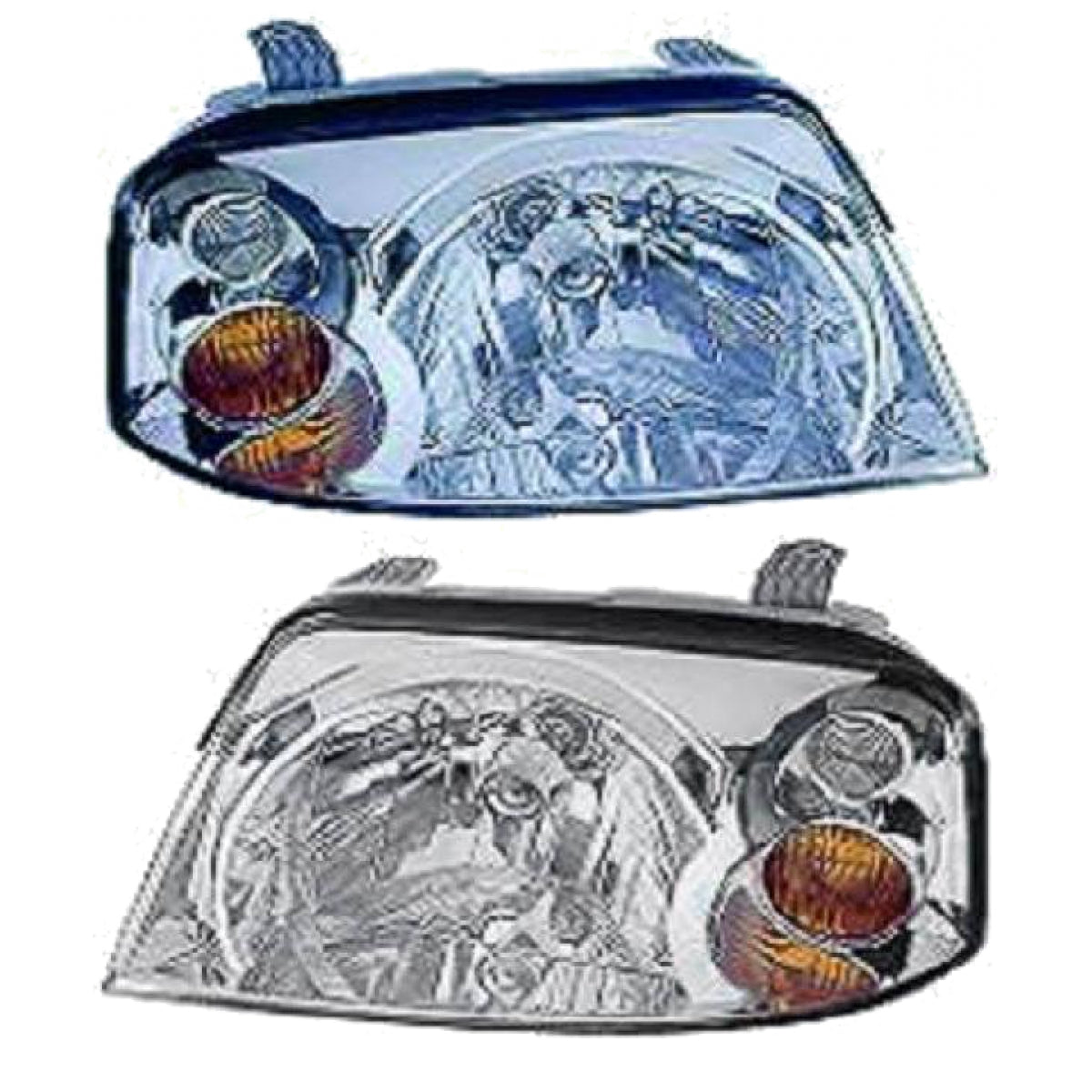 Hauptscheinwerfer SET H4 ohne Motor passt für Hyundai Atos ab 12/2003 -