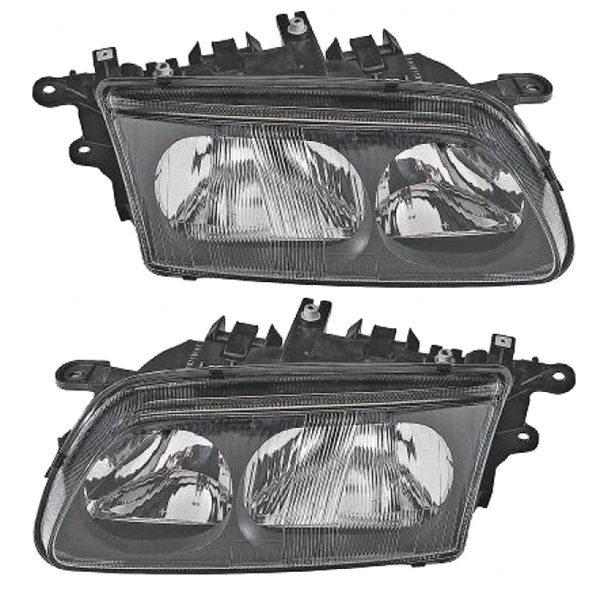 Hauptscheinwerfer SET H1 H4 H7 mit Motor passt für Mazda 626 V 97-01