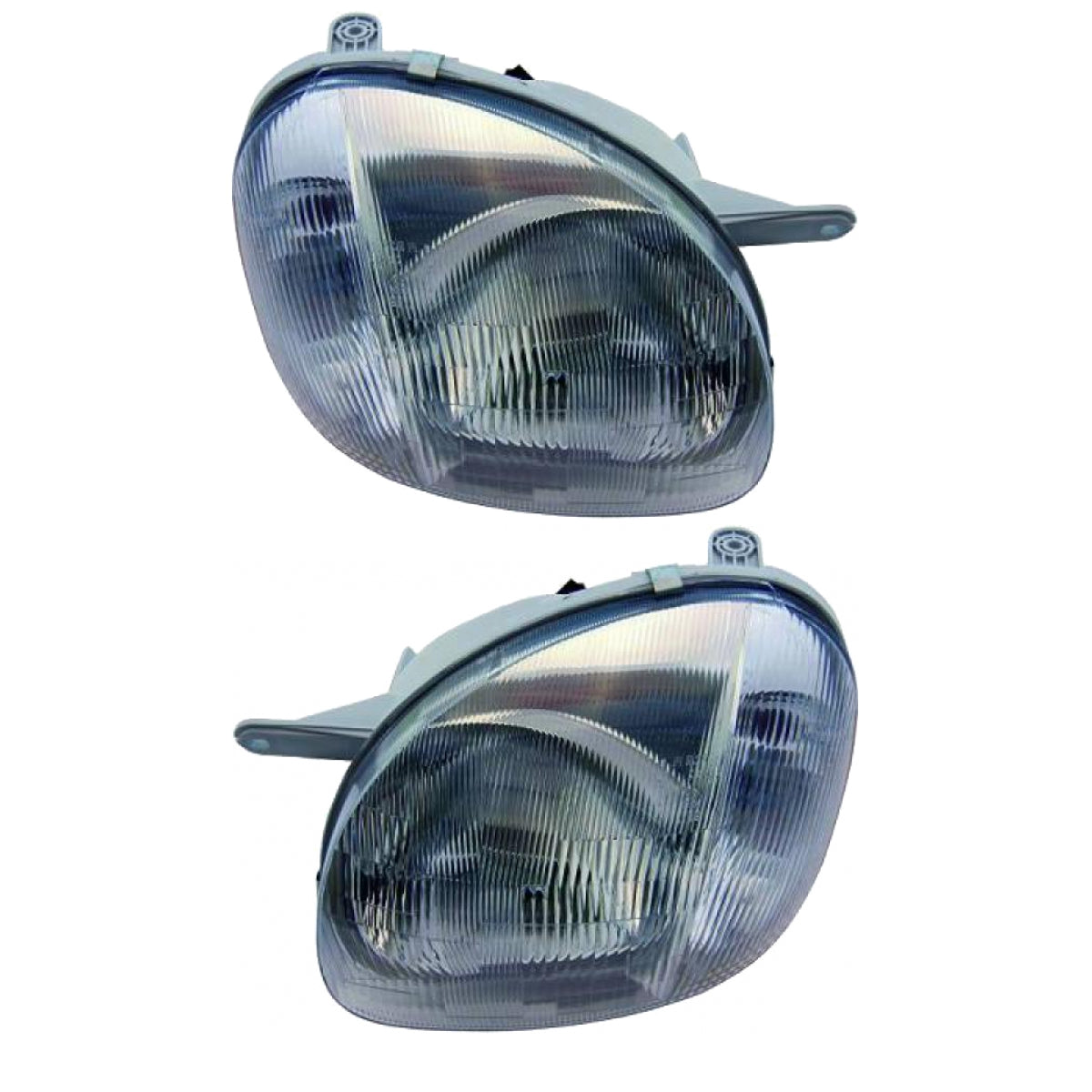Hauptscheinwerfer SET H4 mit Blinklicht passt für Hyundai Atos 98-03