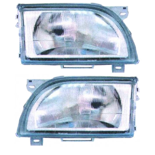 Hauptscheinwerfer SET H4 passt für Ford Transit Pritsche/Fahrgestell 94-00