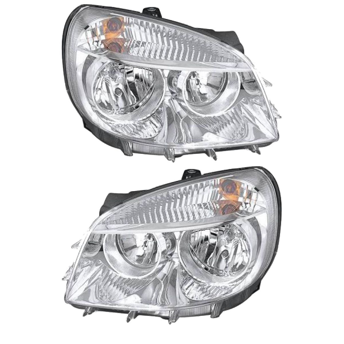 Hauptscheinwerfer SET H1/H7 mit Blinklicht passt für Fiat Doblo 05-09