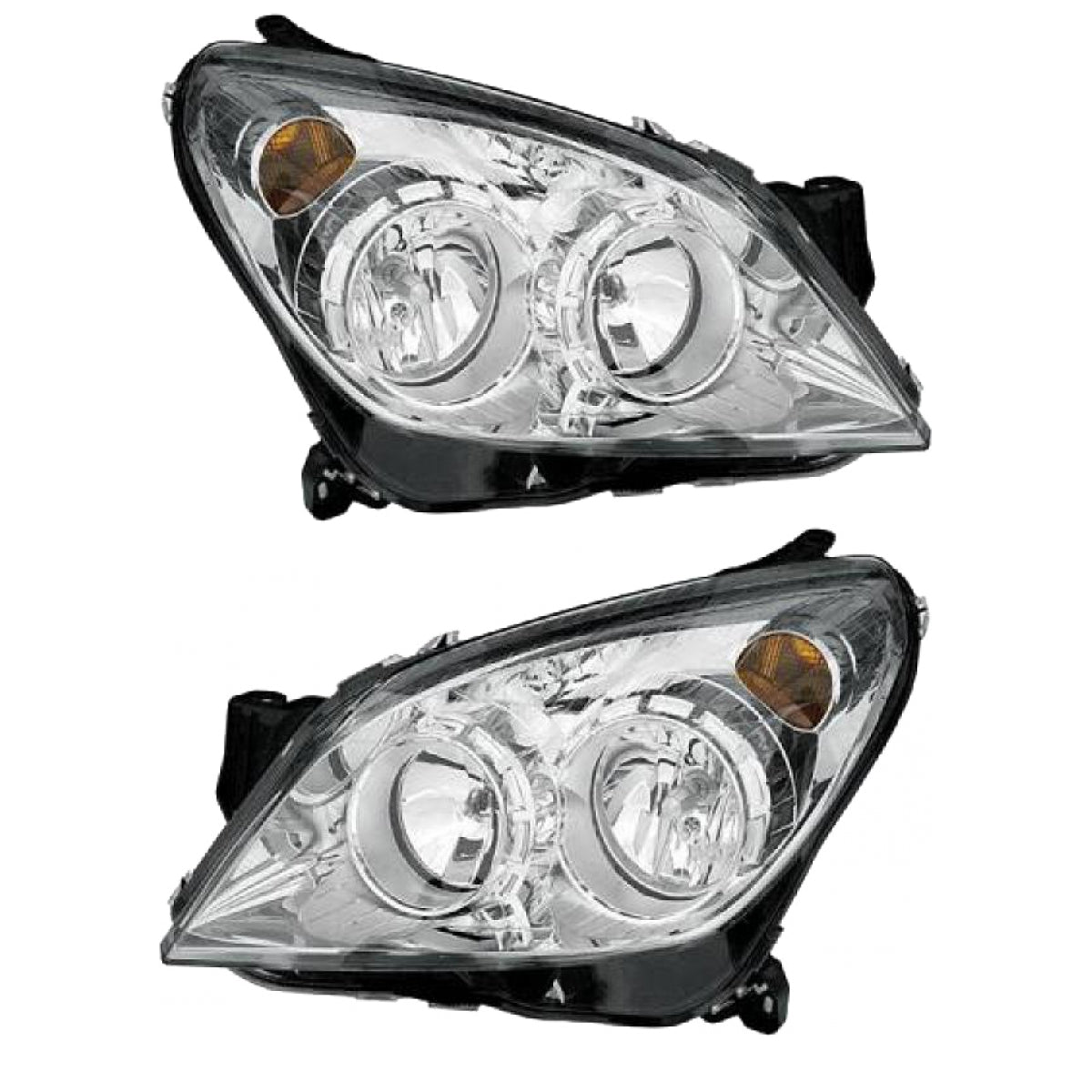 Hauptscheinwerfer Scheinwerfer SET H7/H1 passt für Opel Astra H 07-09
