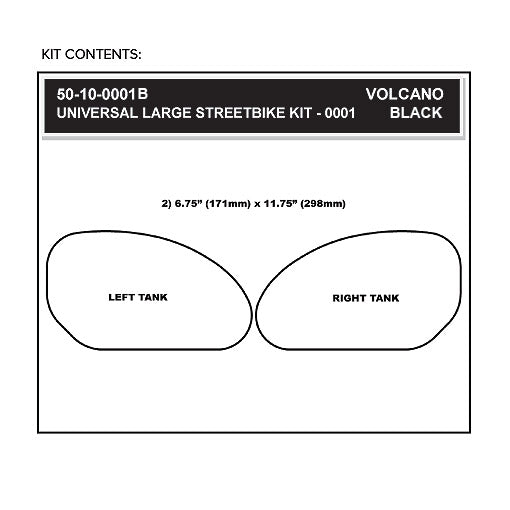 Stomgrip Traktionspad Streetbikes Schwarz BMW K 1200 RS Bj. 00-04