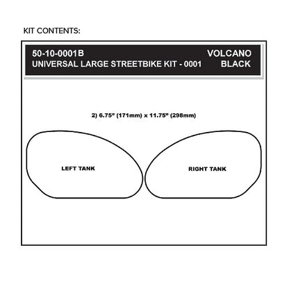 Stomgrip Traktionspad Streetbikes Schwarz Yamaha YZF1000R Bj. 00-01