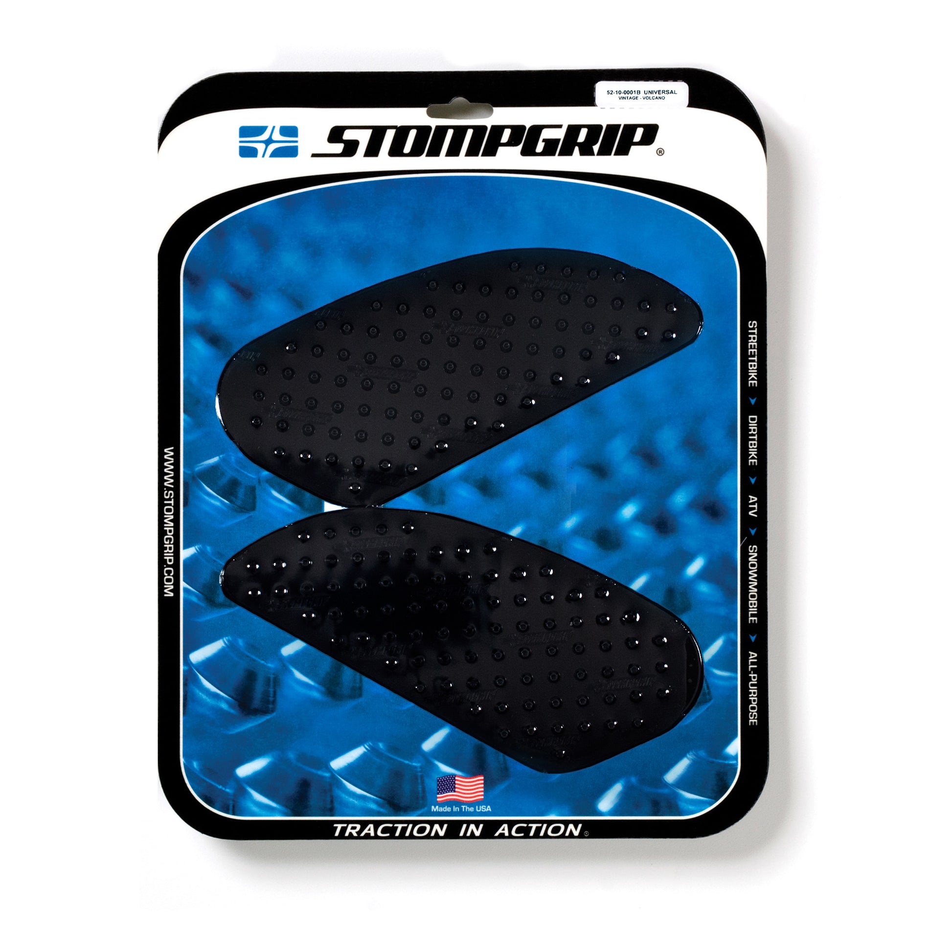Stomgrip Traktionspad Streetbikes Schwarz Yamaha YBR125 Custom Bj. 08-15
