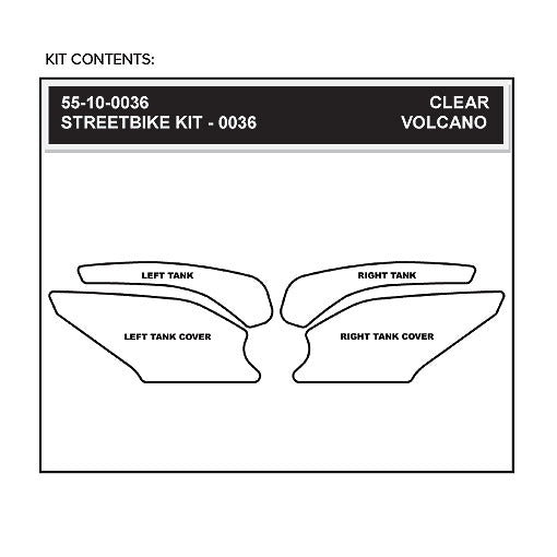 Stomgrip Traktionspad Streetbikes Hybrid Kawasaki Ninja 250 R Bj. 08-12
