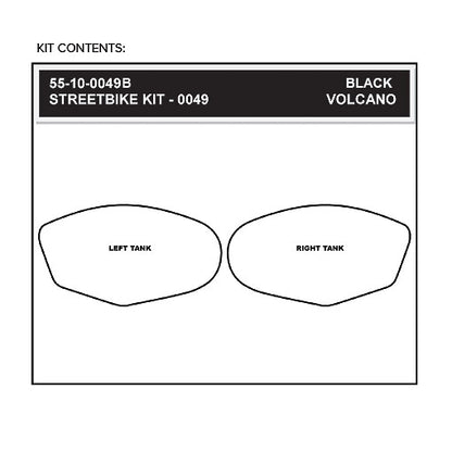 Stomgrip Traktionspad Streetbikes Schwarz Suzuki GSX-R 1000 Bj. 05-06