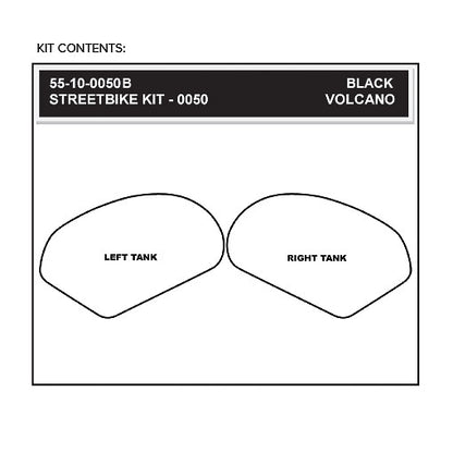 Stomgrip Traktionspad Streetbikes Schwarz Suzuki GSX-R 1000 Bj. 03-04