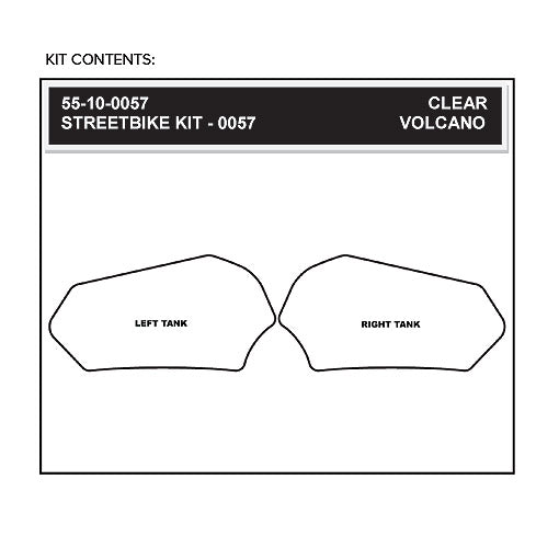 Stomgrip Traktionspad Streetbikes Klar Suzuki GSX-R 600 Bj. 11-22