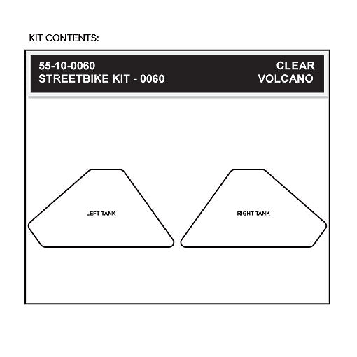 Stomgrip Traktionspad Streetbikes Klar Honda XR650 L Bj. 95-20