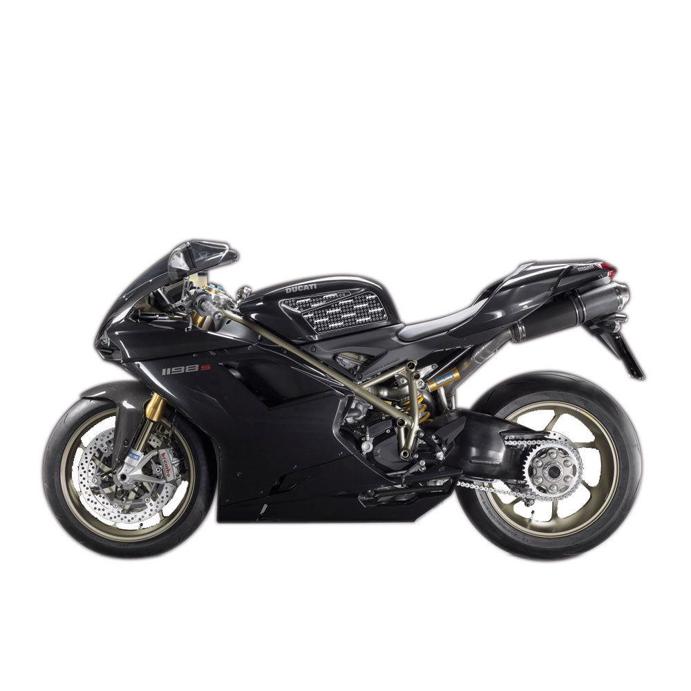 Stomgrip Traktionspad Streetbikes Klar Ducati 1098 / R / S / Tricolore Bj. 07-08